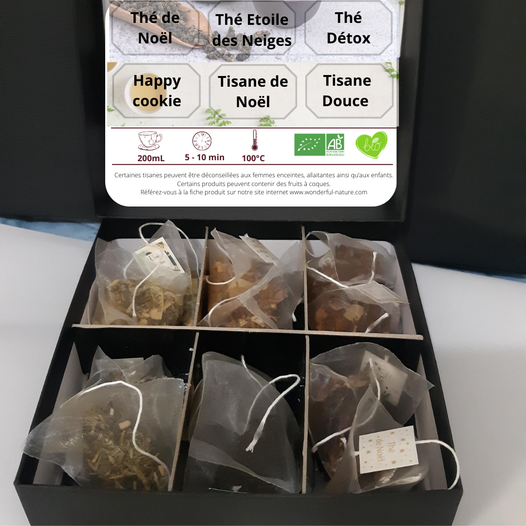 Coffret de thé et tisane - Wonderful Nature