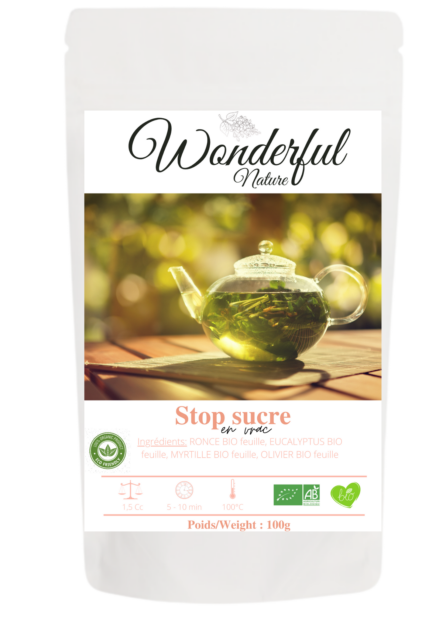 Tisane Stop sucre - Wonderful Nature